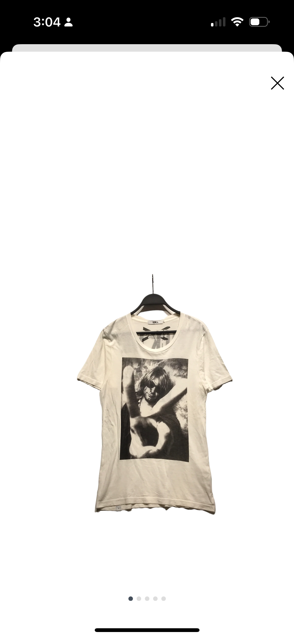 Kurt cobain x hysteric glamour t