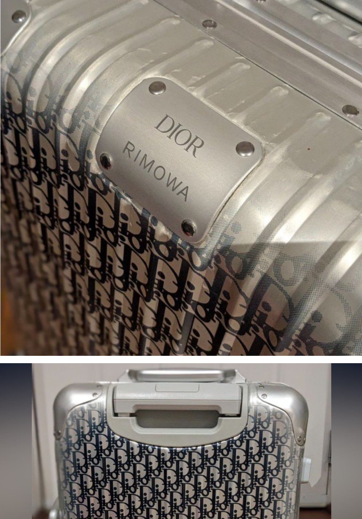 Rimowa x dior luggage carry on