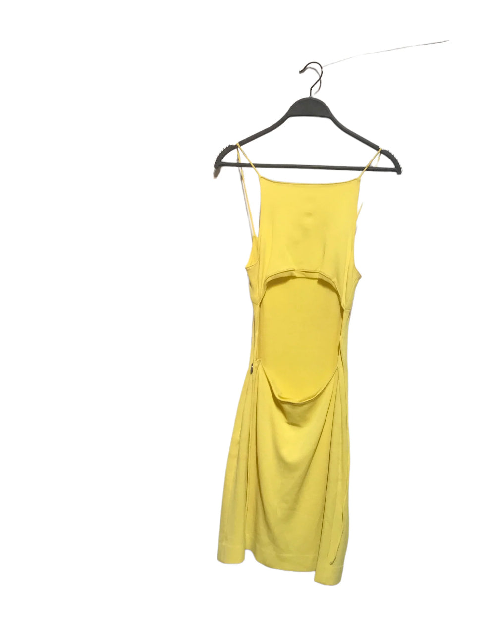 1990’s versace yellow mini dress